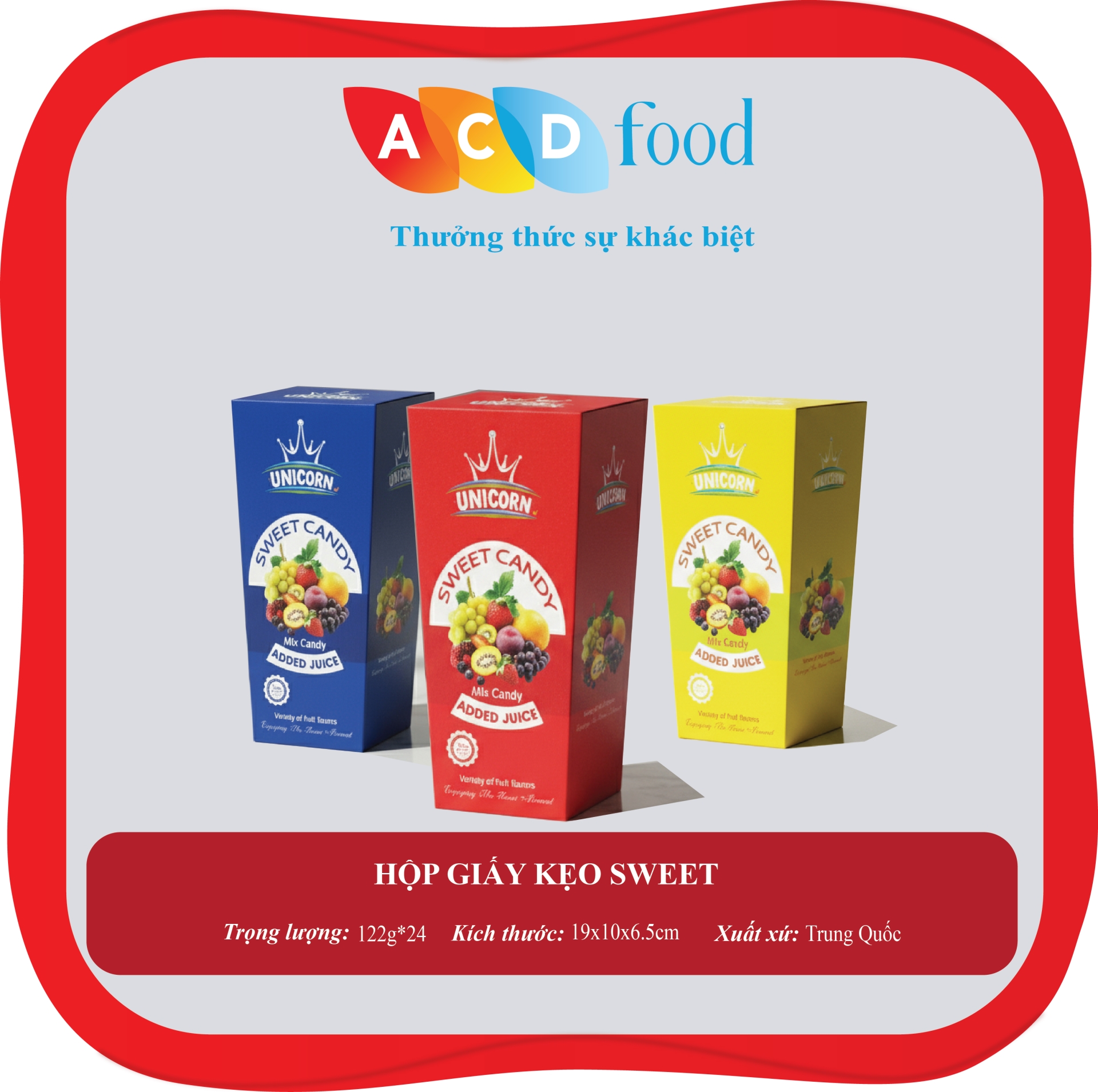 HỘP GIẤY KẸO SWEET